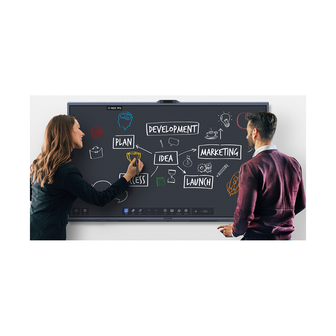 Интерактивная панель MAXHUB V7550 XBoard V7 Series 75″