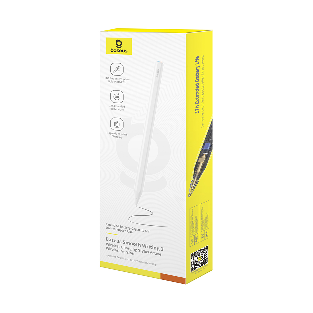 Стилус Baseus Smooth Writing 3 White (P80080806213-00)
