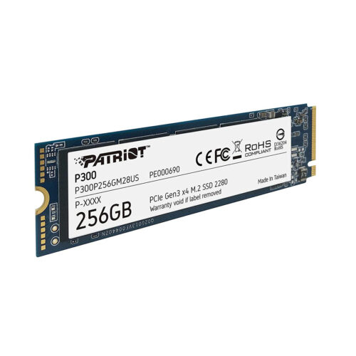Твердотельный накопитель SSD Patriot P300 256GB M.2 NVMe PCIe 3.0×4