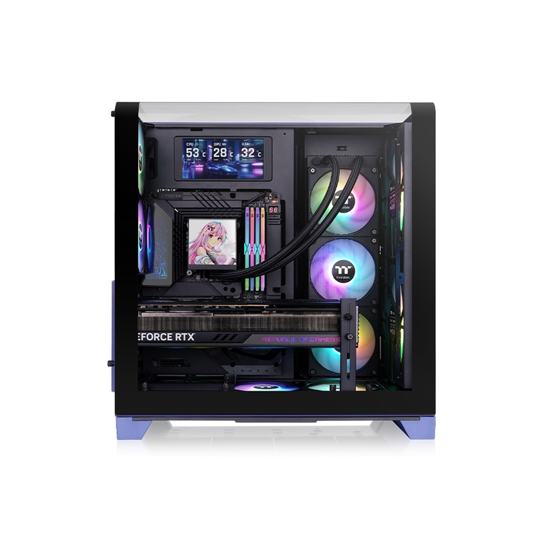 Компьютерный корпус Thermaltake View 390 Air Future Dusk без Б/П