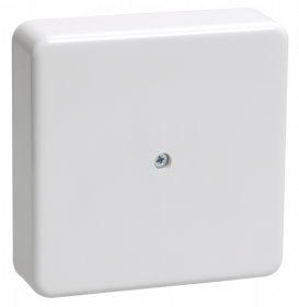 UKO10-100-100-029-K01-E IEK Коробка распаячная КМ для о/п 100х100х29мм белая IEK