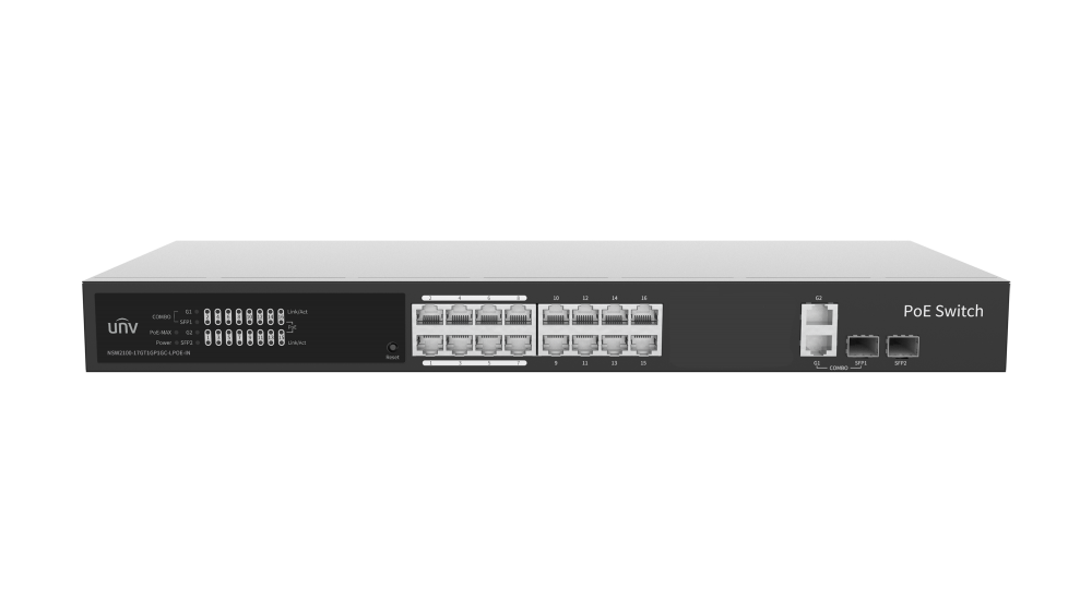 NSW2100-17GT1GP1GC-LPOE-IN 17-ти портовый PoE коммутатор