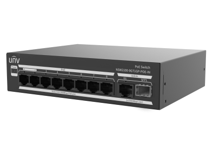 NSW2100-9GT1GP-POE-IN 8-портовый PoE коммутатор