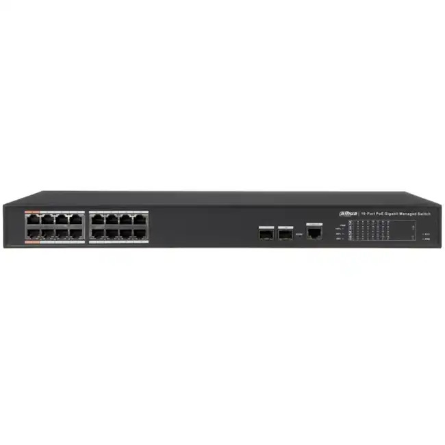 DH-PFS4218-16GT-190 16-портовый управляемый PoE коммутатор