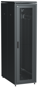 ITK LINEA N Шкаф напольный сетевой 19" 33U 800х1000мм перфорированная передняя дверь задняя перфорированная черный