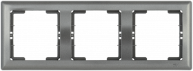 EMB30-K95 IEK Рамка 3-местная горизонтальная РГ-3-БА BOLERO