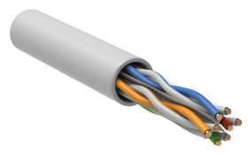 ITK Витая пара U/UTP кат.6 4х2х23AWG solid LSZH нг(А)-LSLTx белый (305м)
