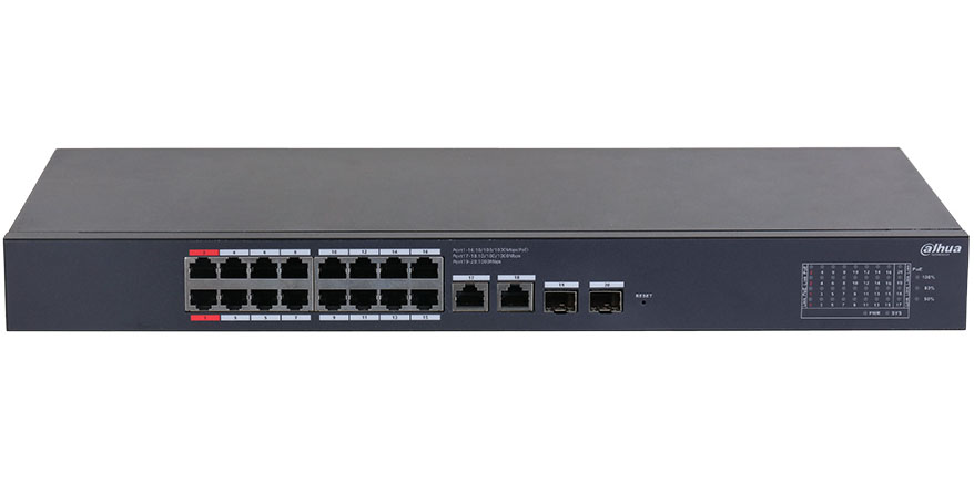 DH-CS4220-16GT-190 20-портовый управляемый гигабитный коммутатор PoE