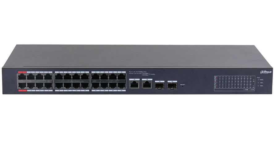 DH-CS4226-24ET-240 26-портовый управляемый коммутатор PoE