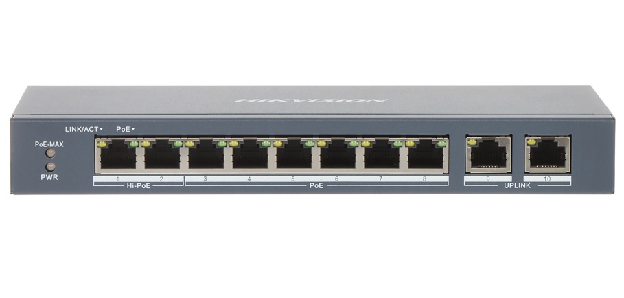 Коммутатор Hikvision DS-3E1310P-EI (B)