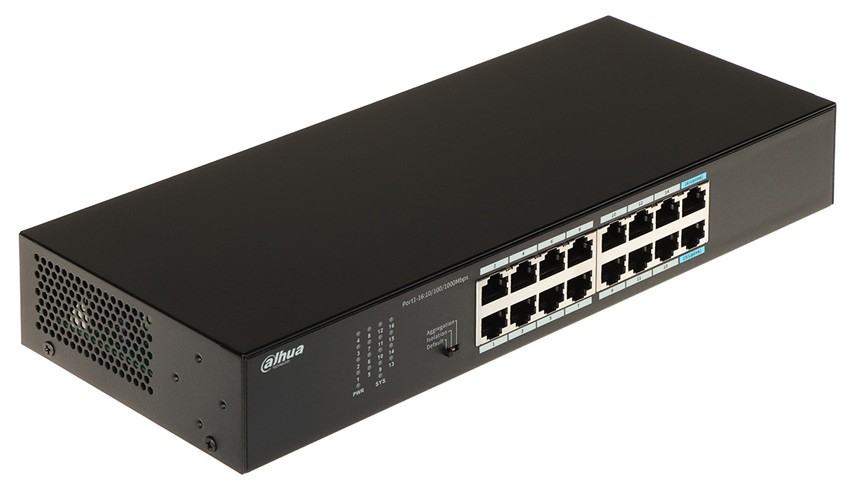 DH-S3016-16GT 16-портовый неуправляемый коммутатор