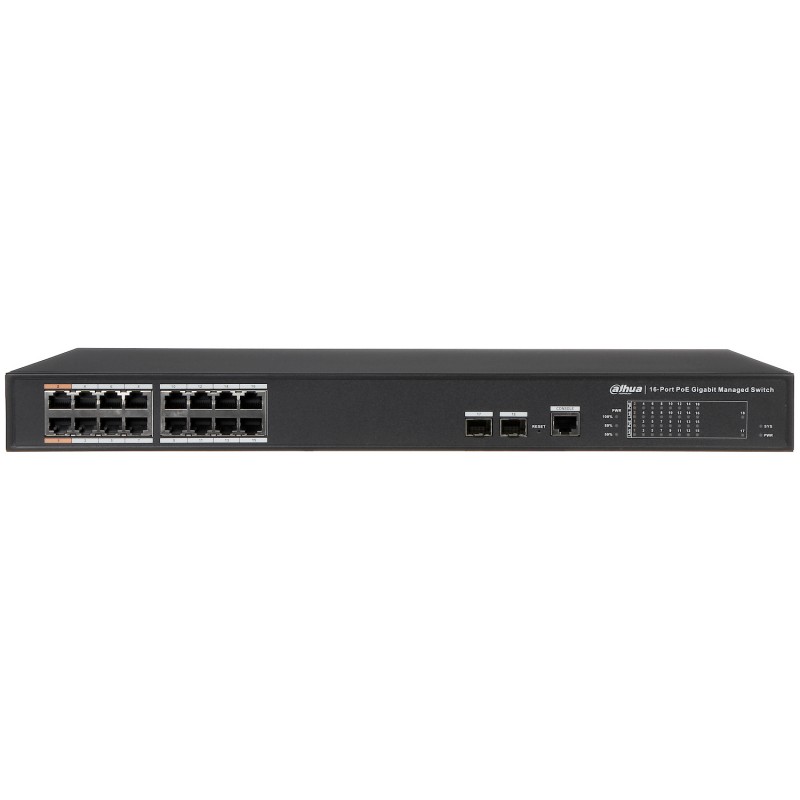 DH-PFS4218-16GT-240 16-портовый гигабитный управляемый коммутатор PoE