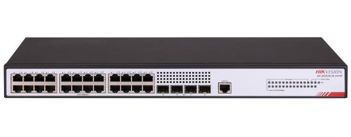 Коммутатор Hikvision DS-3E2528-HI-24T4F
