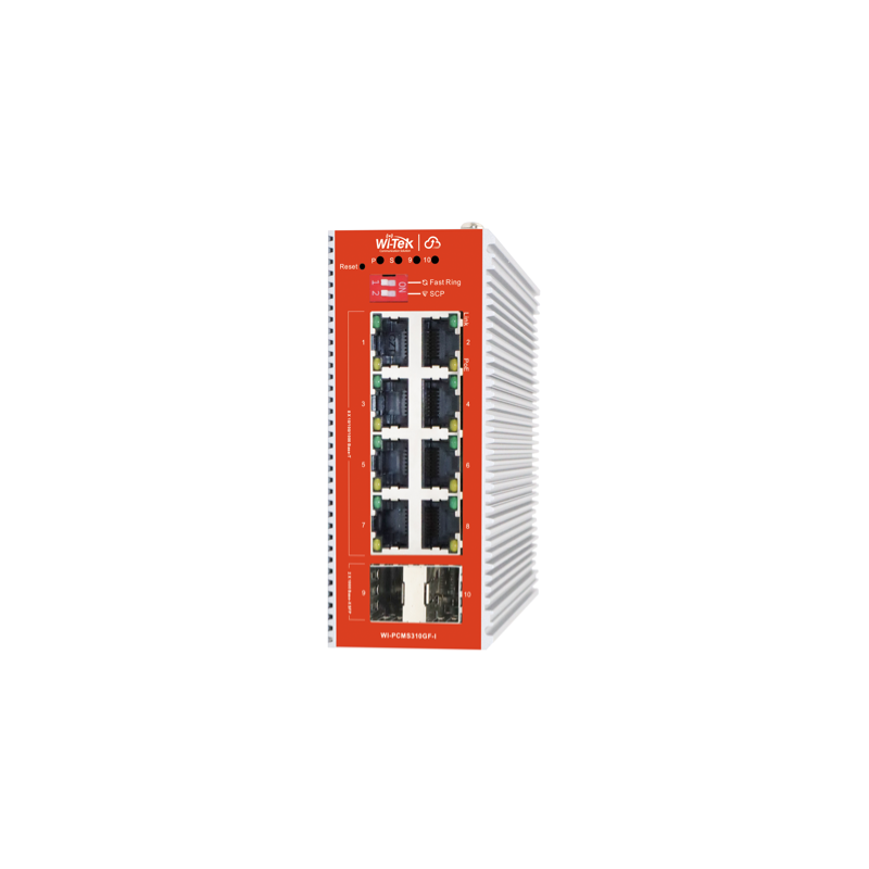 WI-PCMS310GF-I V2 Wi-Tek Облачный промышленный коммутатор