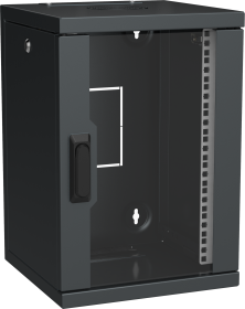 ITK LINEA WS Шкаф 10" 9U 320х310мм дверь обзорная со стеклом черный