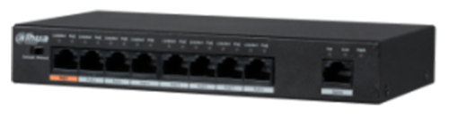 DH-PFS3009-8ET-96 9-портовый неуправляемый коммутатор с 8 портами PoE