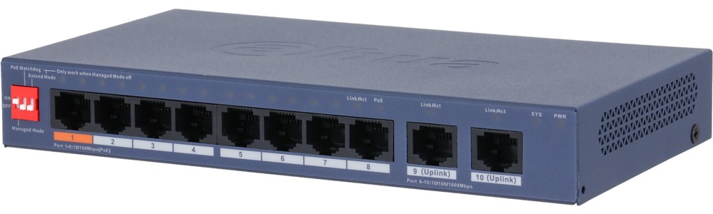 Коммутатор Dahua DH-CS4010-8ET2GT-60