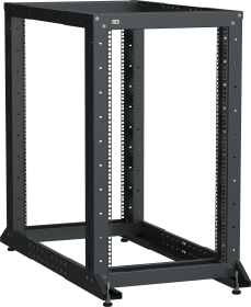 ITK LINEA F Стойка двухрамная 47U 600х600-1000мм черная