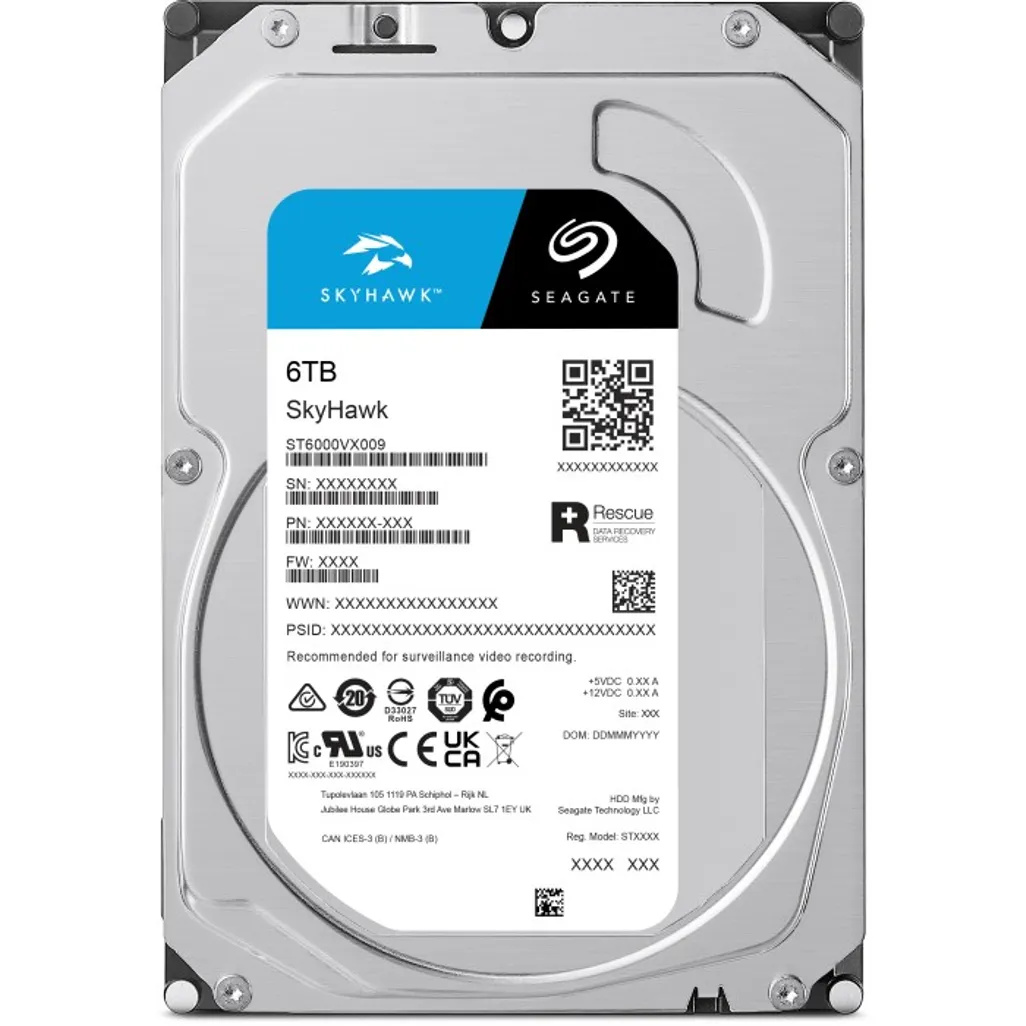 Жесткий диск 6 ТБ Seagate SkyHawk ST6000VX009