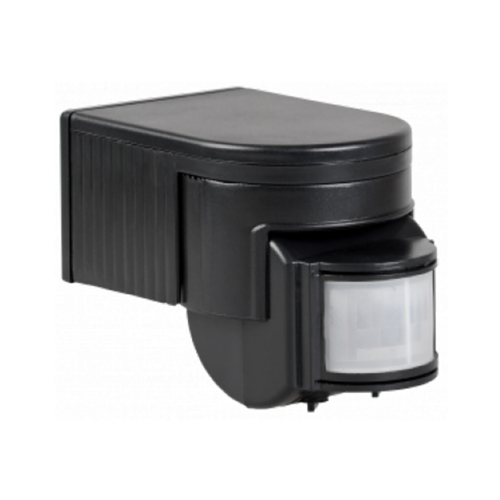 LDD10-012-1100-002 IEK Датчик движения ДД-012 1100Вт 180град 12м IP44 черный IEK