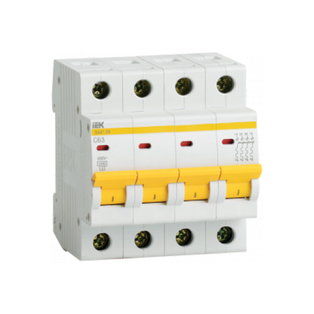MVA20-4-025-C IEK Выключатель автоматический ВА47-29 4Р 25А 4,5кА С IEK