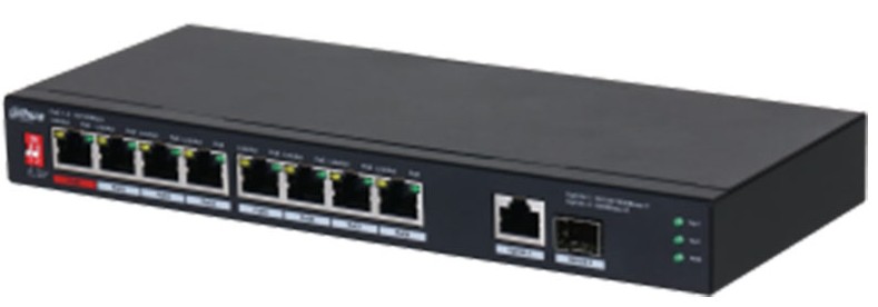 PFS3110-8ET1GT1GF-96 8-портовый неуправляемый коммутатор с РОЕ