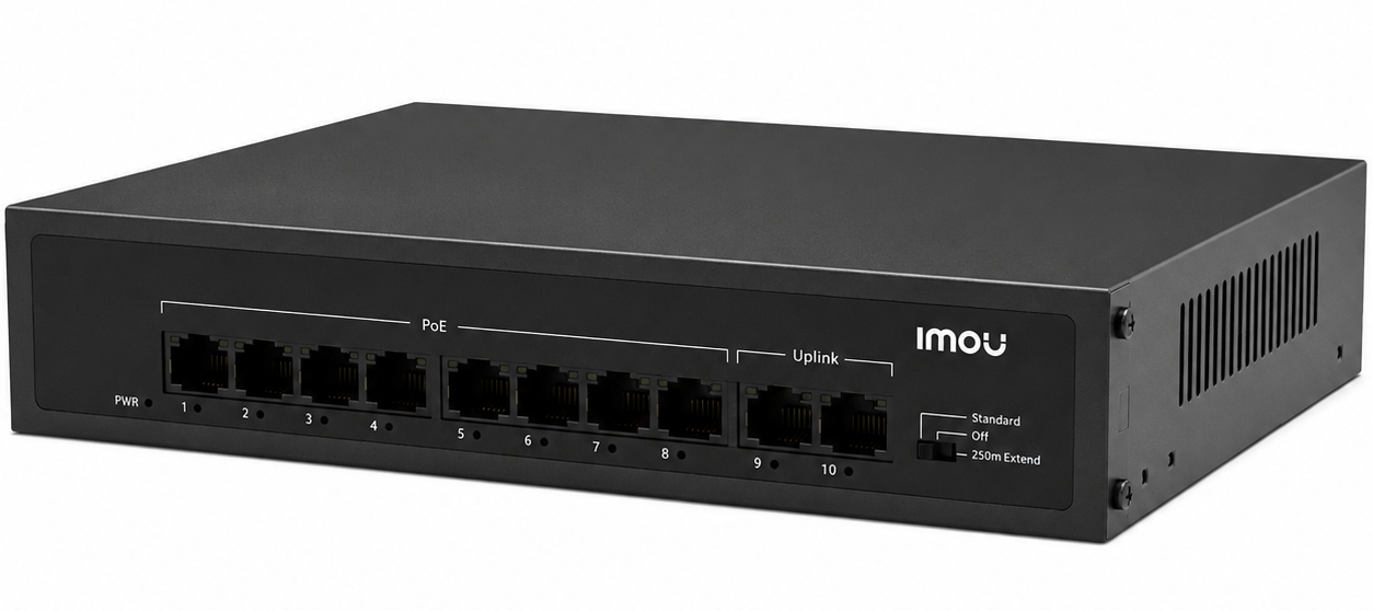SF110P 10-портовый PoE коммутатор