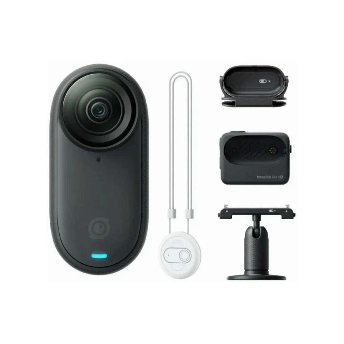 Экшн-камера Insta360 GO 3S Standard Bundle 128 Gb Midnight Black