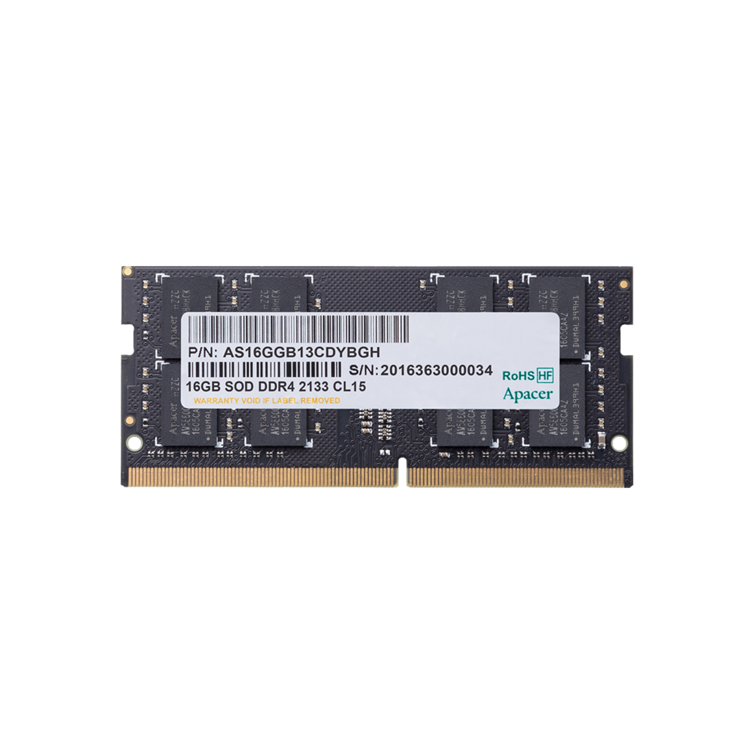 Модуль памяти для ноутбука Apacer ES.16G21.PSH DDR4 16GB