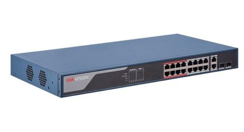 Hikvision DS-3E1318P-EI (B) Коммутатор 16-портовый PoE