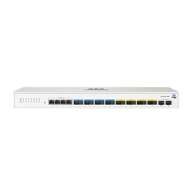 Wi-Tek WK-CES314-4A4B Гигабитный управляемый оптический коммутатор